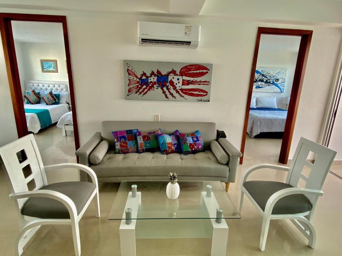 Appartement Palmetto Bocagrande Oceanfront à Cartagène Extérieur photo